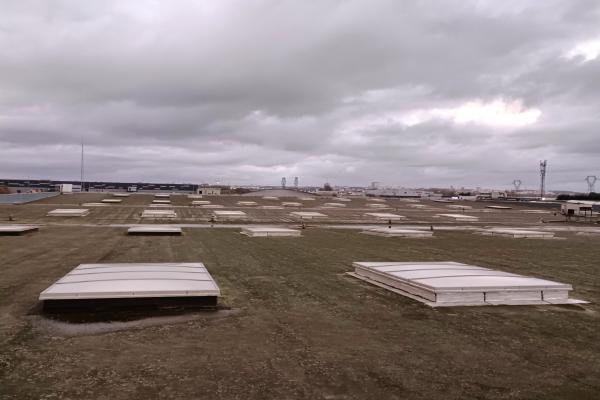 Chantier de Nettoyage de bardage et toiture Industrielle