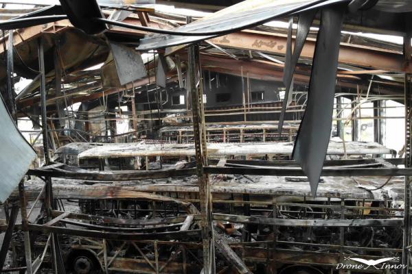 Inspection technique d'un bâtiment suite à un incendie dans l'Eure