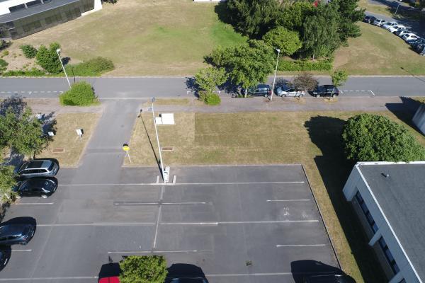 Vue en longueur - park initial corrigé avant projet d'implantation